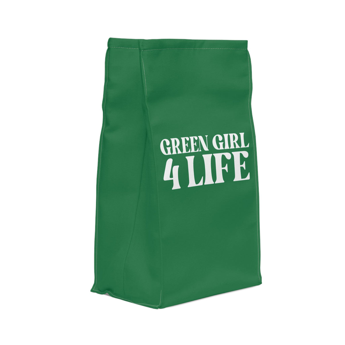 Green Girl 4 Life Lunch Bag – Double-Sided Inspirational Green Girl Lunch Tote | Insulated Lunch Bag | Girl Power Lunch Box