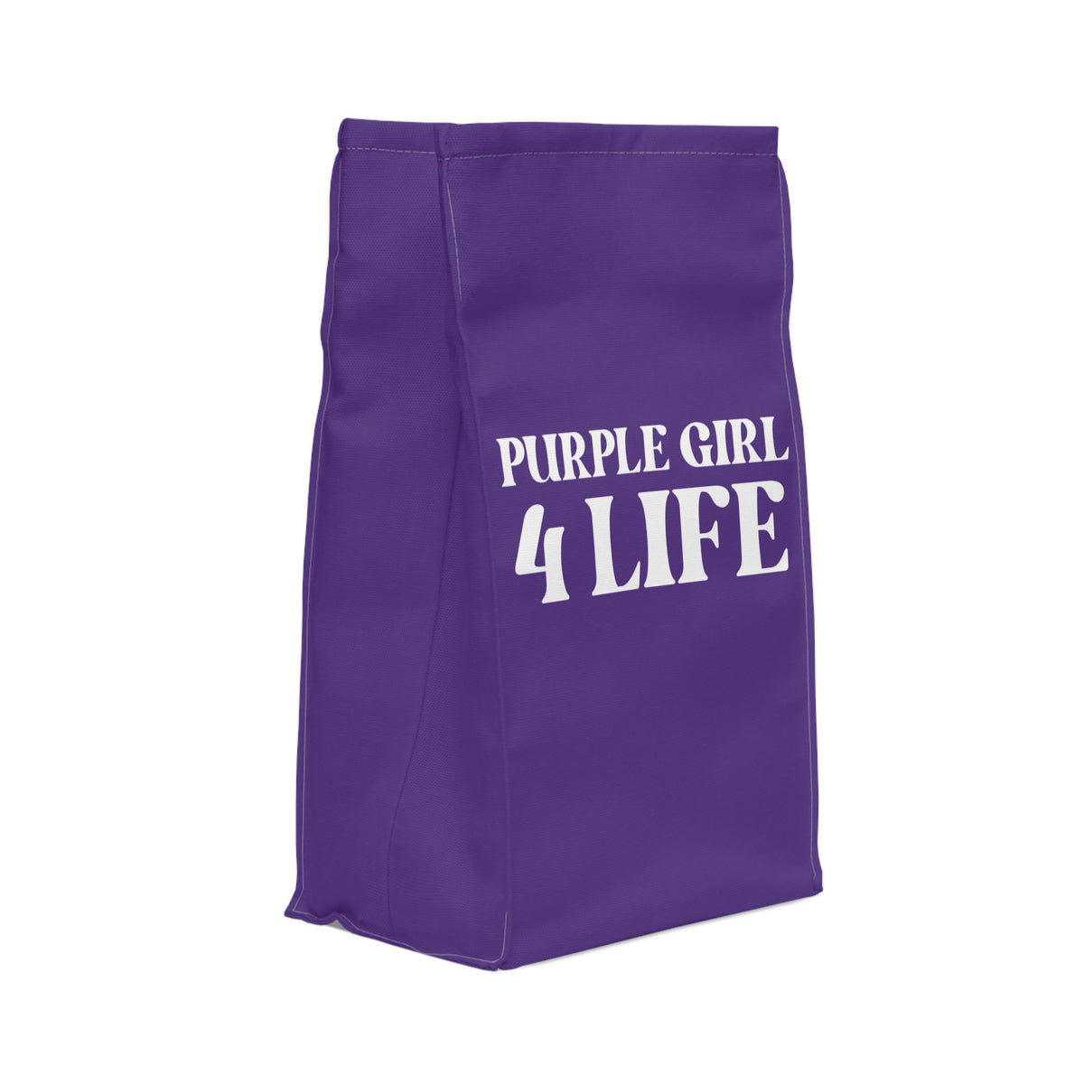 Purple Girl 4 Life Lunch Bag – Double-Sided Inspirational Purple Girl Lunch Tote | Insulated Lunch Bag | Girl Power Lunch Box