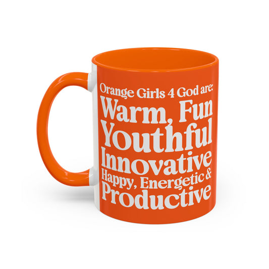 Orange Girls 4 God Mug - Color Collection