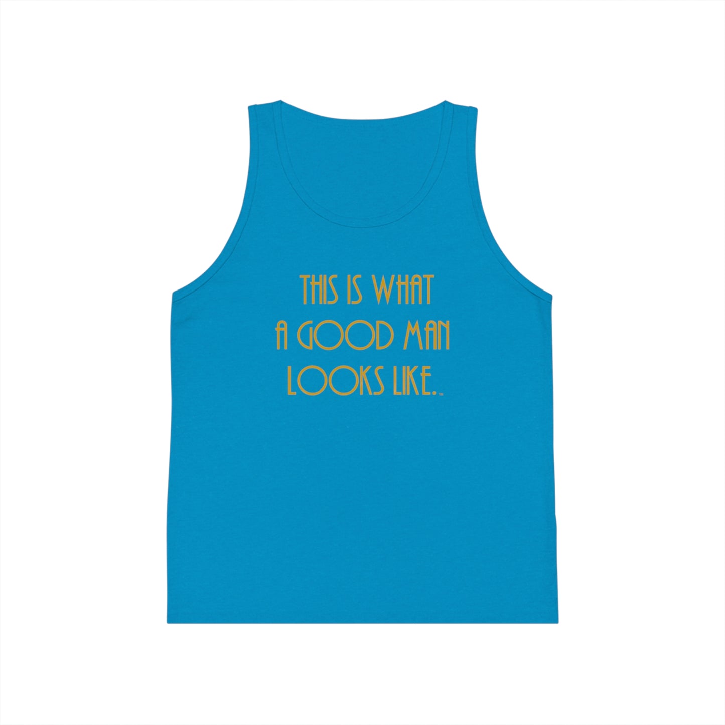 This Is What a Good Man Looks Like Youth Boys Tank Top – Inspirational Sleeveless Shirt | Positive Character Tank for Boys | Future Leader Apparel