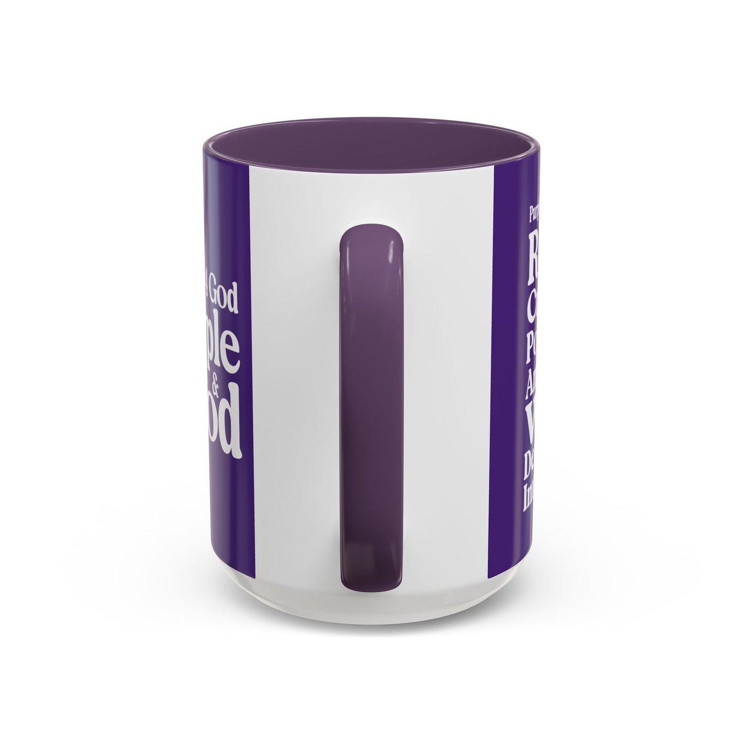 Purple Girls 4 God Mug - Color Collection