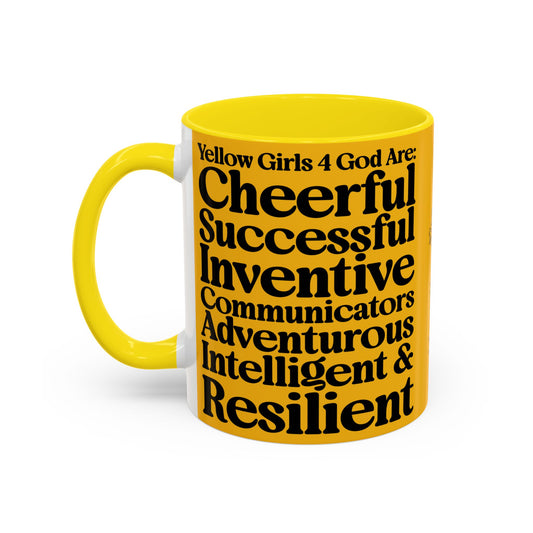Yellow Girls 4 God Mug - Color Collection