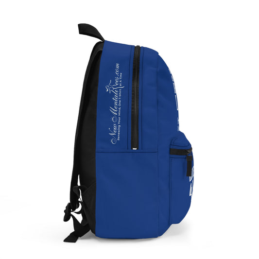Blue Girl 4 Life Backpack – Inspirational Girls School Backpack | Girl Power Bookbag | Lightweight Travel, School & Everyday Bag