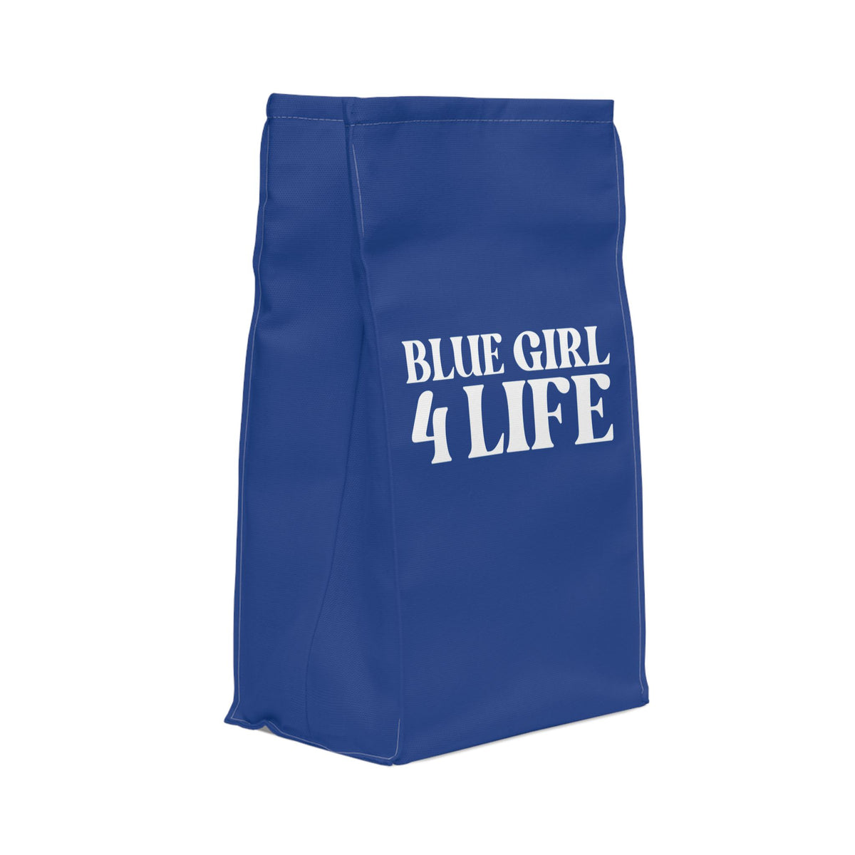 Blue Girl 4 Life Lunch Bag – Double-Sided Inspirational Blue Girl Lunch Tote | Insulated Lunch Bag | Girl Power Lunch Box