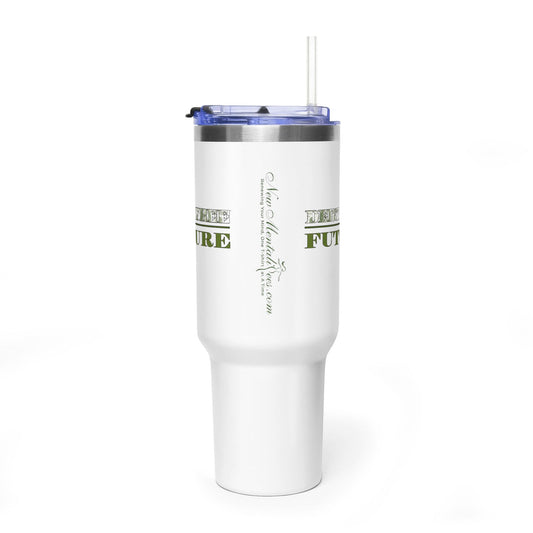 Debt Free Future 40oz Tumbler – Money Font Motivation Travel Cup
