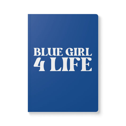 Blue Girls 4 God Softcover Journal – Double-Sided Inspirational Faith Journal | 100 or 200 Pages | Notebook for Girls & Women Who Love God