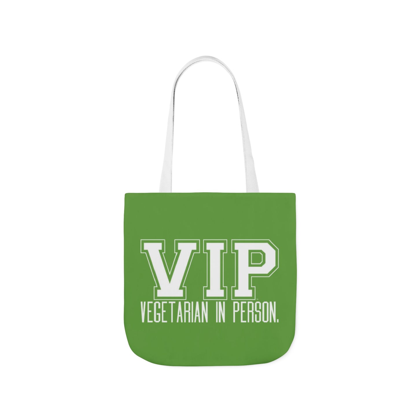 VIP Vegetarian Tote Bag - Vegetarian In Person Statement - Conversation Starter Carryall