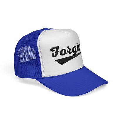 FORGIVE SCRIPT Trucker Hat | Inspirational Baseball Cap | Motivational Snapback Hat | Unisex Mesh Cap | Faith Inspired Streetwear