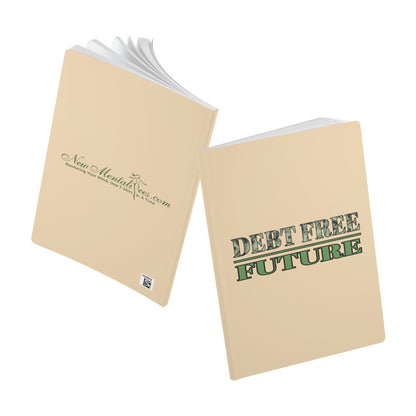 📓 Debt Free Future Mo' Money Softcover Journal – Financial Freedom Money Mindset Notebook