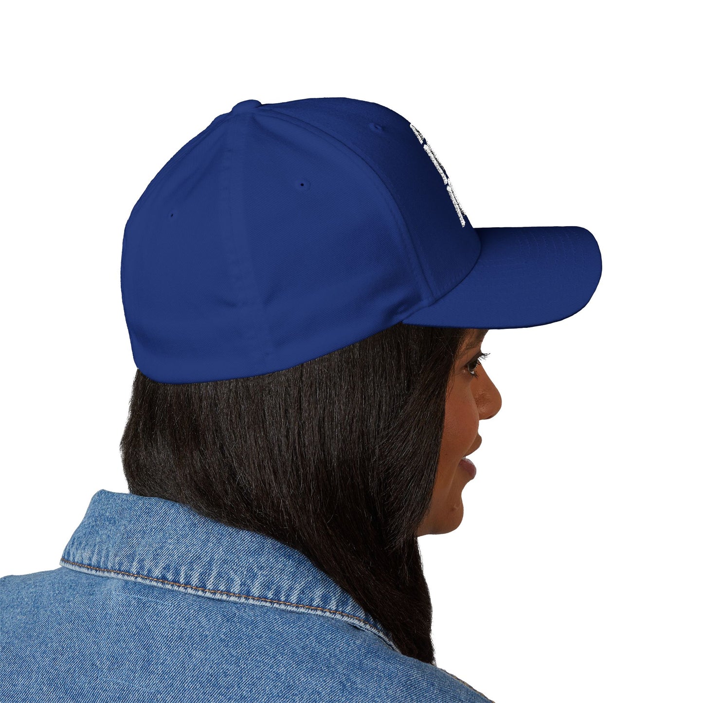 Blue Girls 4 God Embroidered Adjustable Baseball Cap – Bold Blue Faith-Based Hat