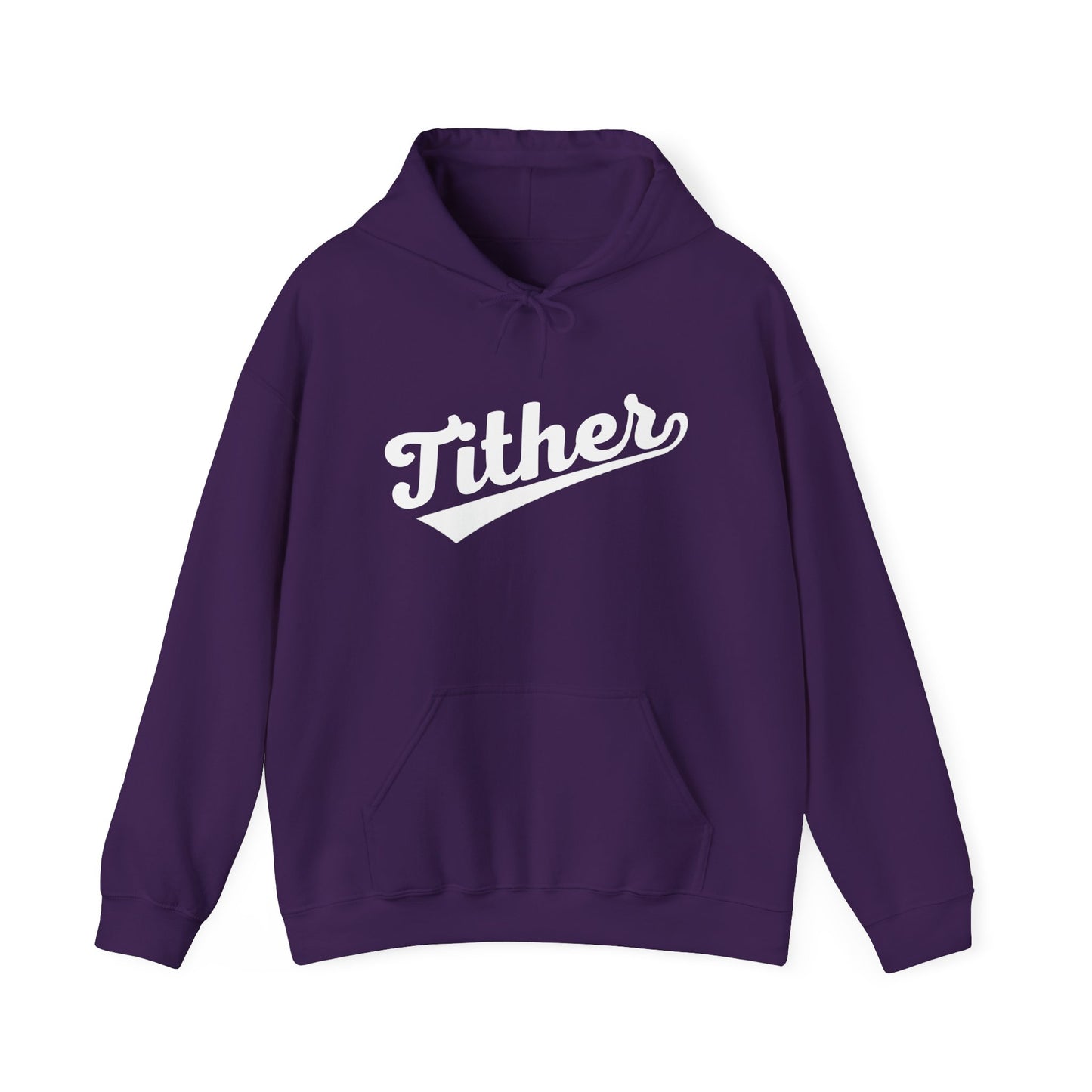 Home Run Tither Hoodie | Baseball Script Hoodie | Inspirational Giving Hoodie | Positive Lifestyle Pullover | Motivational Unisex Hoodie