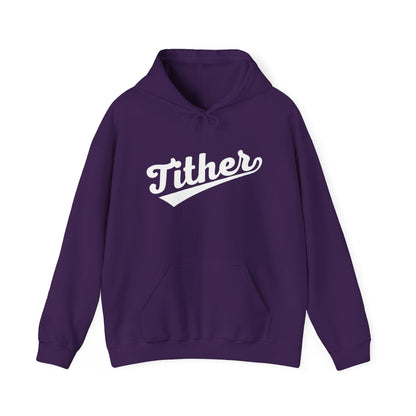 Home Run Tither Hoodie | Baseball Script Hoodie | Inspirational Giving Hoodie | Positive Lifestyle Pullover | Motivational Unisex Hoodie
