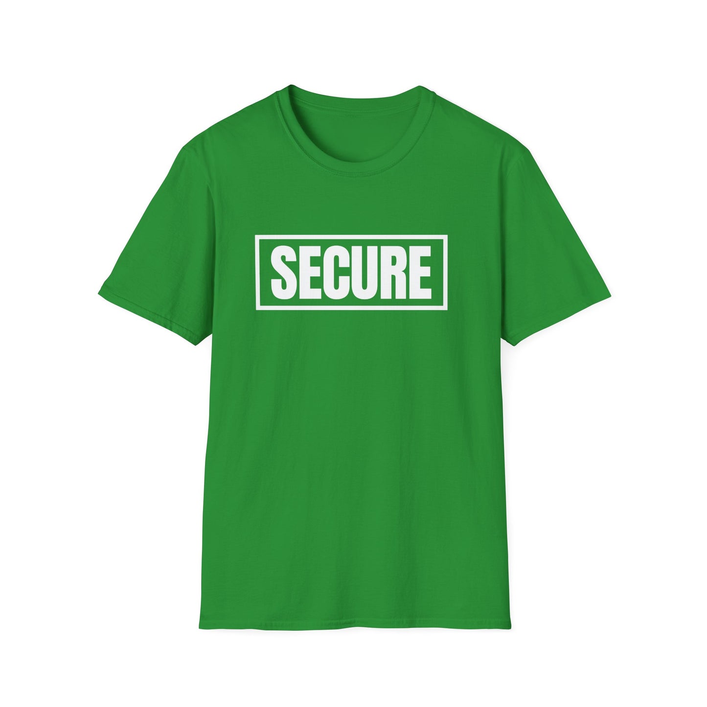 Secure White Design Unisex T-Shirt - Confidence You Can Feel & Faith You Can Wear