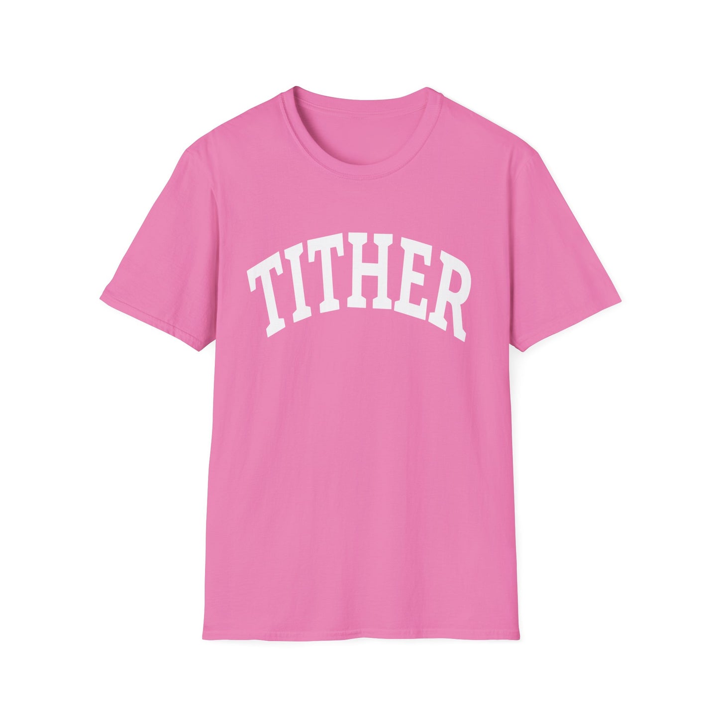 Committed Tither Collegiate T-Shirt | Faith-Based Tee | Tithing Lifestyle| Faith & Abundance Statement T-Shirt  | Financial Freedom Shirt