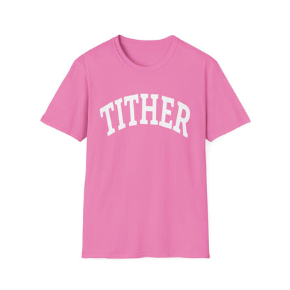 Committed Tither Collegiate T-Shirt | Faith-Based Tee | Tithing Lifestyle| Faith & Abundance Statement T-Shirt  | Financial Freedom Shirt