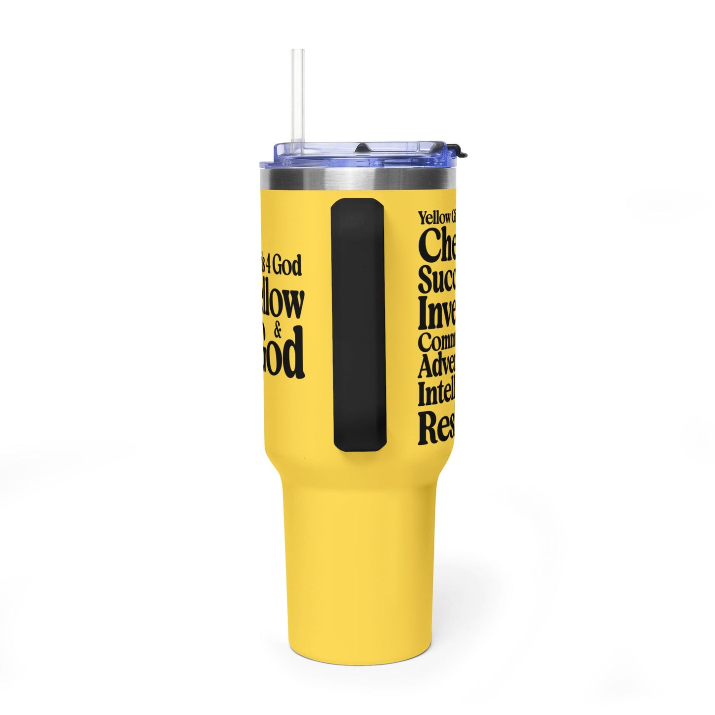 Yellow Girls 4 God Colorful Tumbler - Faith Filled Women Who Love Yellow
