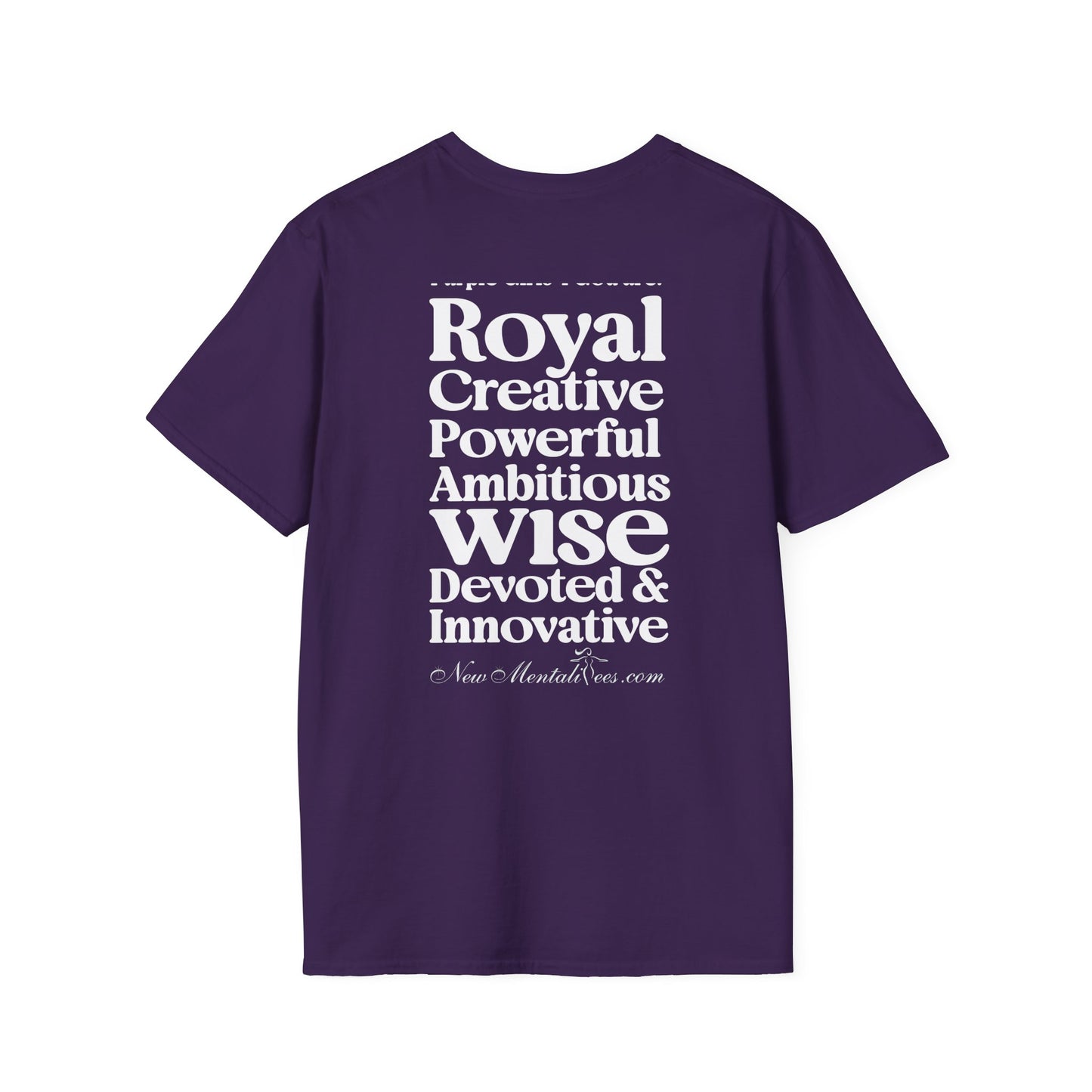 Purple Girls 4 God Adult T-Shirt - You Are Royal, Creative, Powerful, Ambitious, Wise, Devoted, and Innovative!