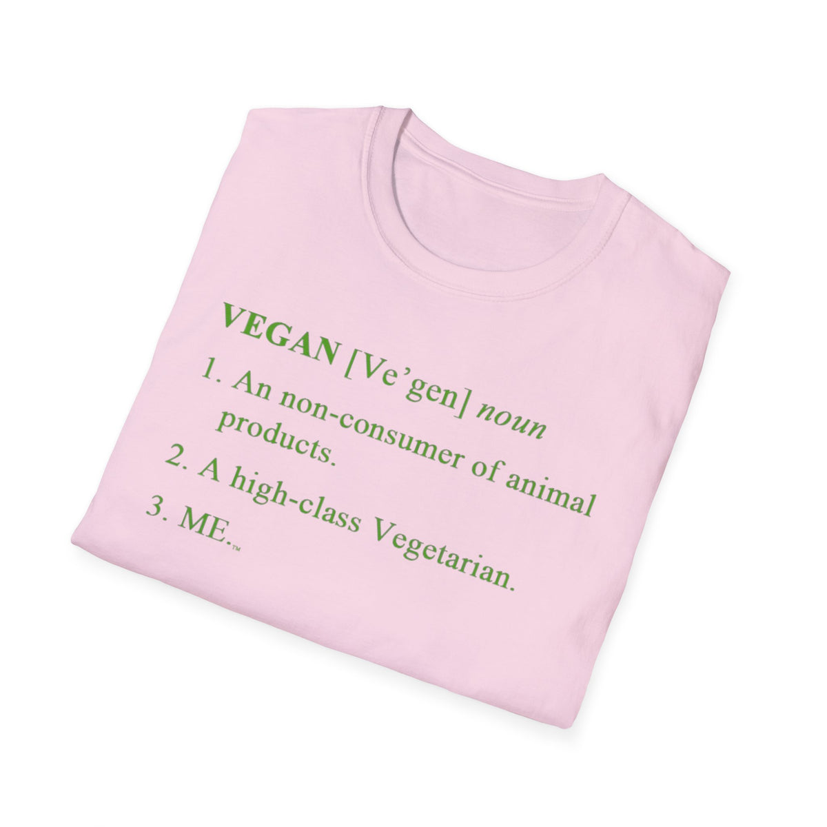 Vegan Definition Unisex T-Shirt - Funny & Bold Plant-Based Statement Tee