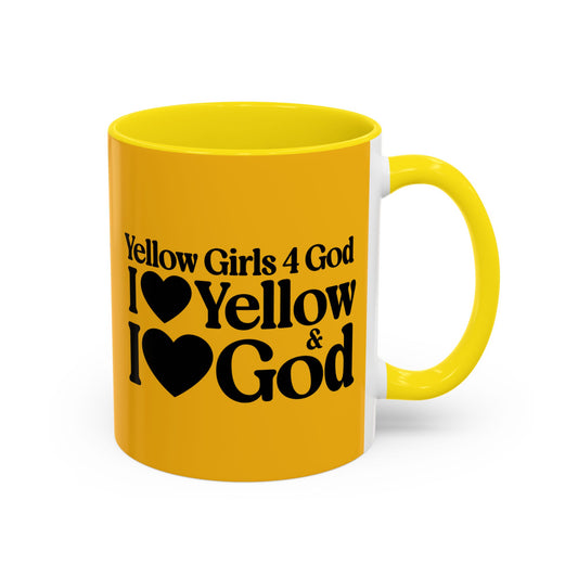 Yellow Girls 4 God Mug - Color Collection