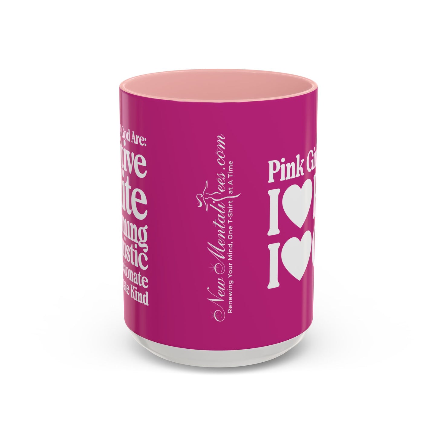 Pink Girls 4 God Mug  - Color Collection
