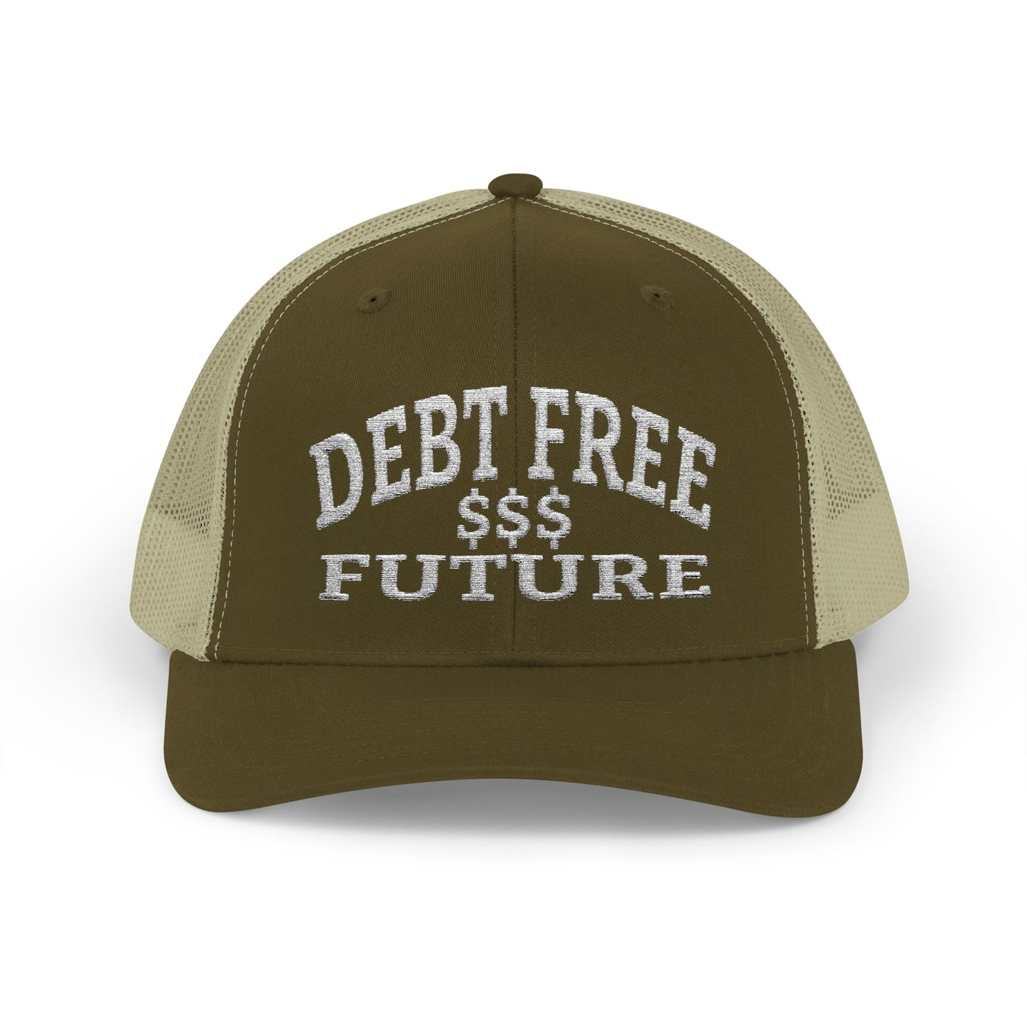 My Bold Bright Debt Free Future – Financial Freedom Affirmation Embroidered Baseball Cap, Unisex Adjustable, Financial Freedom Gift