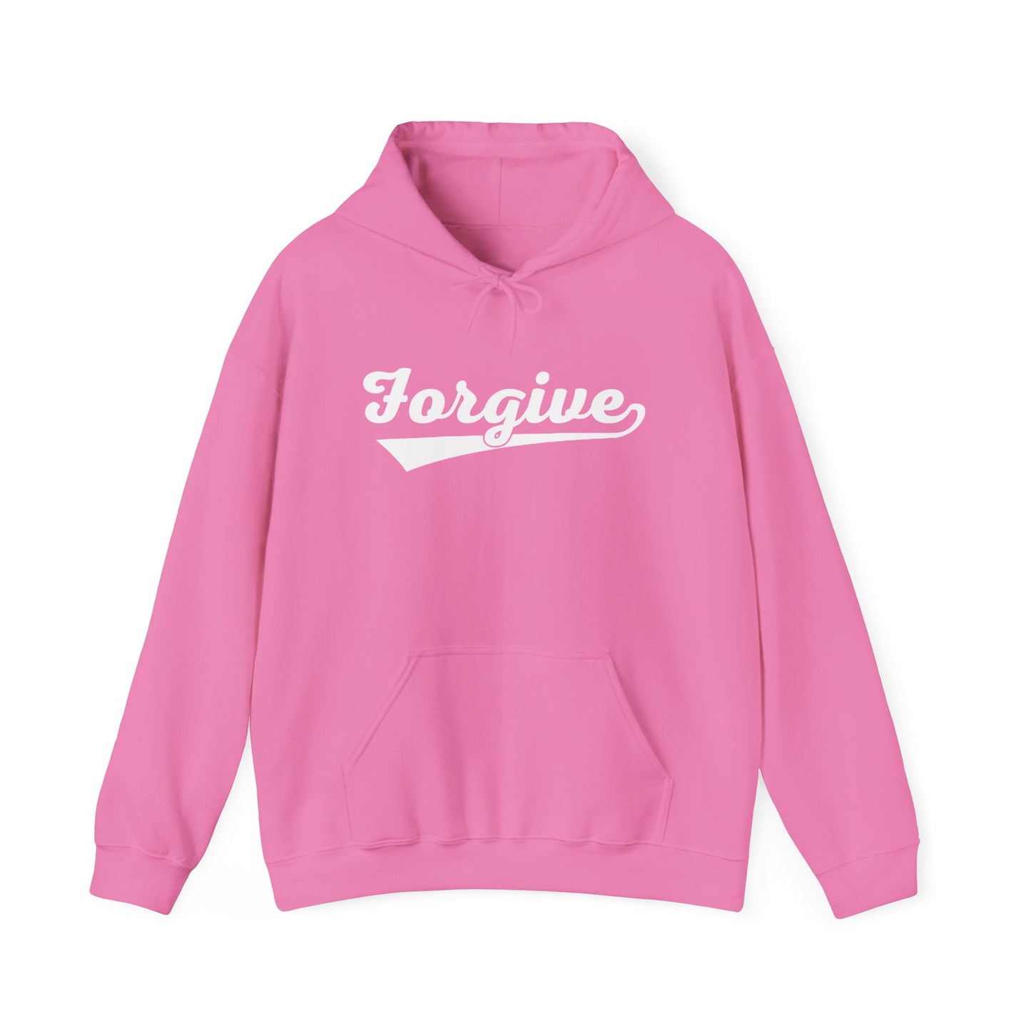 HomeRun Forgive Hoodie | Baseball Script Hoodie | Inspirational Graphic Hoodie | Positive Message Pullover | Motivational Unisex Hoodie