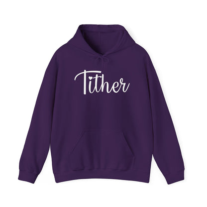 Fabulous Faithful Tither Hoodie - Faith Driven, Giver, Church, Bold Faith-Based Statement Hooded Sweatshirt