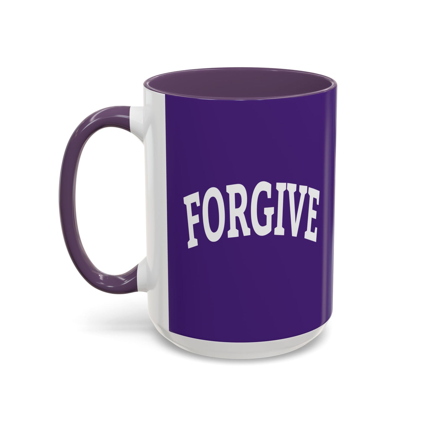FREELY FORGIVE Mug | Inspirational Coffee Mug | Faith-Based Gift | Forgiveness Quote Mug | Motivational Drinkware | Collegiate Style Design