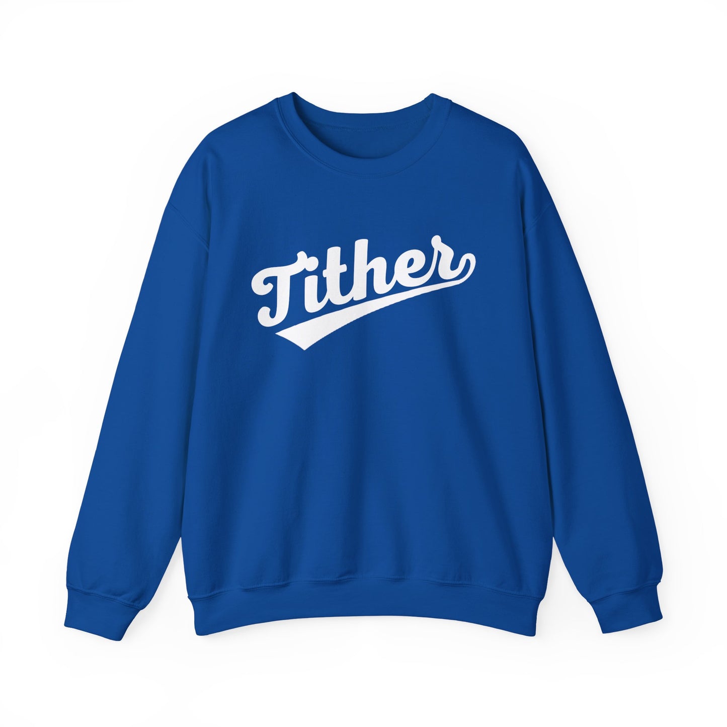 Home Run Tither Sweatshirt | Baseball Script Crewneck | Inspirational Giving Sweatshirt | Motivational Unisex Sweatshirt