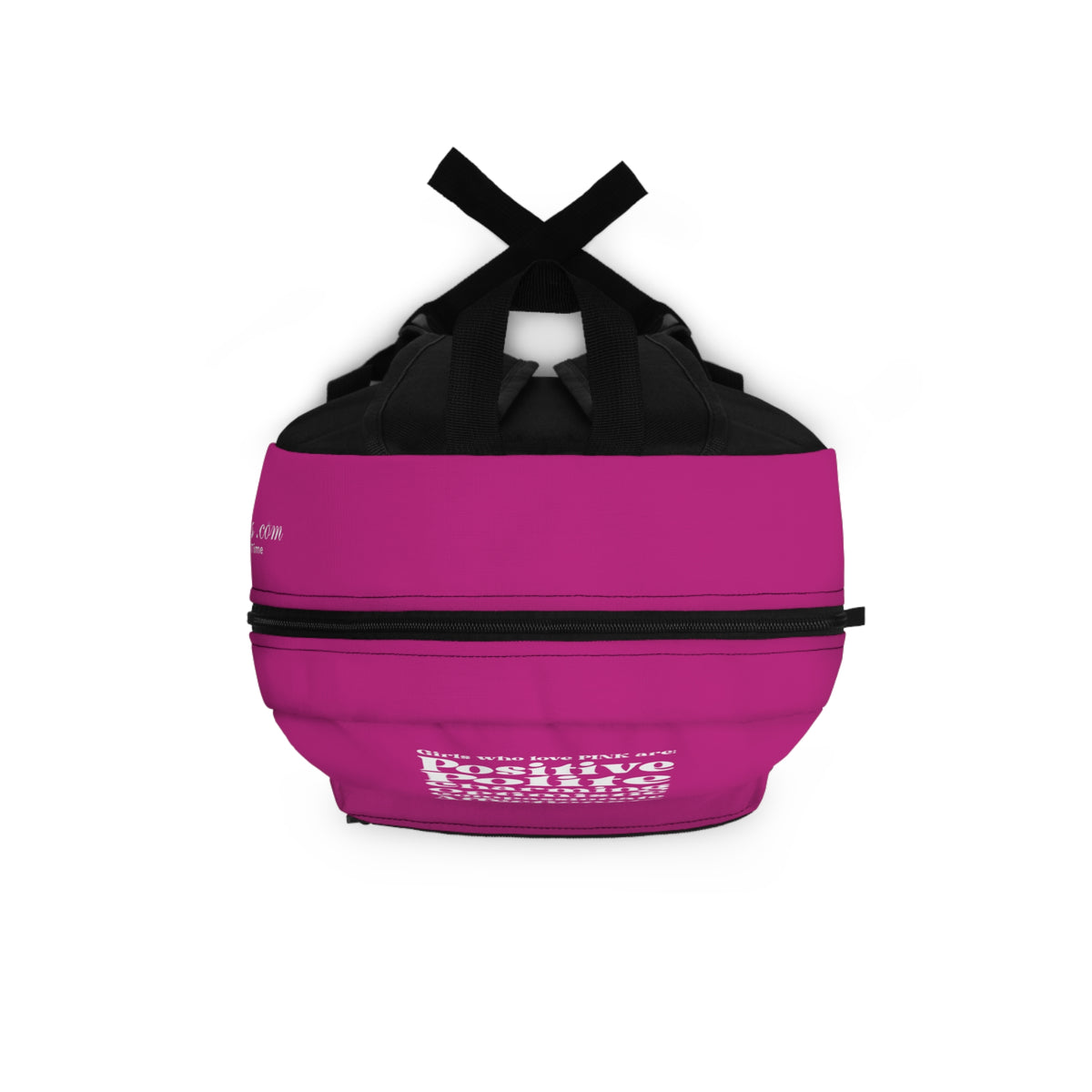 Pink Girl 4 Life Backpack – Inspirational Girls School Backpack | Girl Power Bookbag | Lightweight Travel & School Bag