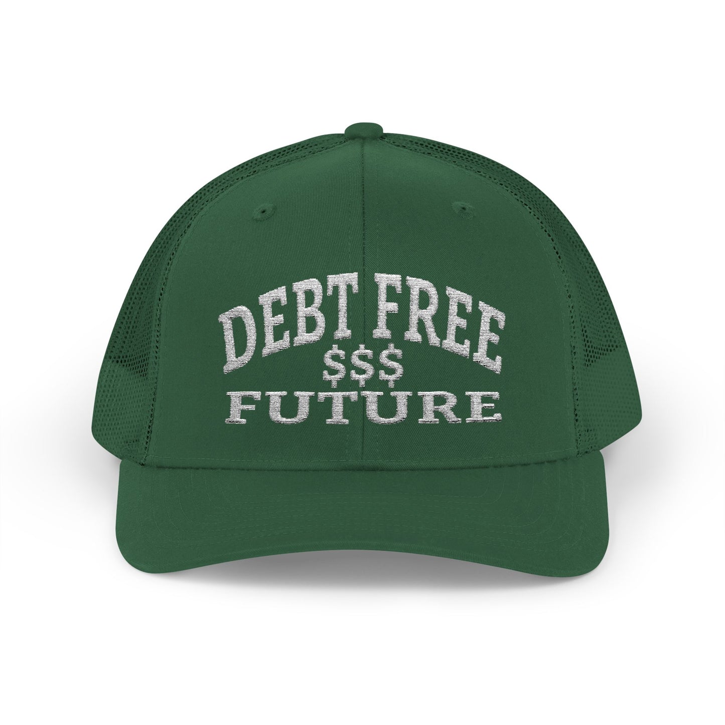 My Bold Bright Debt Free Future – Financial Freedom Affirmation Embroidered Baseball Cap, Unisex Adjustable, Financial Freedom Gift
