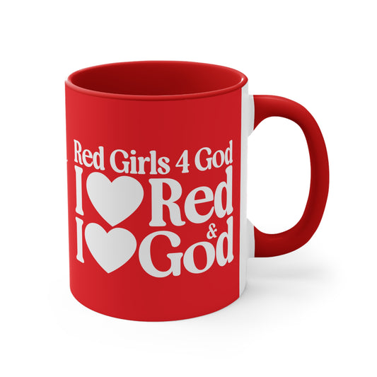 Red Girls 4 God Mug - Color Collection
