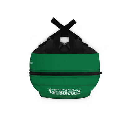 Green Girls 4 God Backpack – Inspirational Christian Girls School Backpack | Faith-Based Bookbag | Lightweight Travel & School Bag