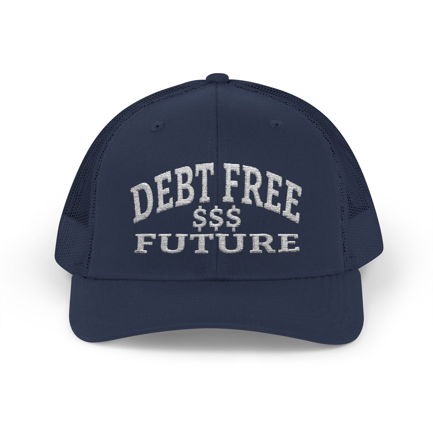 My Bold Bright Debt Free Future – Financial Freedom Affirmation Embroidered Baseball Cap, Unisex Adjustable, Financial Freedom Gift