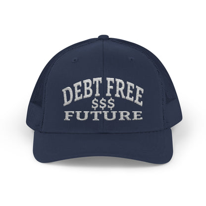 My Bold Bright Debt Free Future – Financial Freedom Affirmation Embroidered Baseball Cap, Unisex Adjustable, Financial Freedom Gift