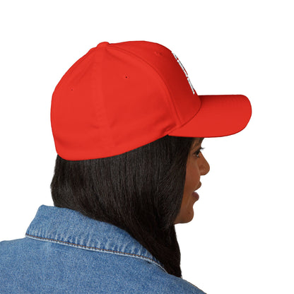 Red Girls 4 God Embroidered Adjustable Baseball Cap – Radiant Red Faith-Based Adult Sized Hat