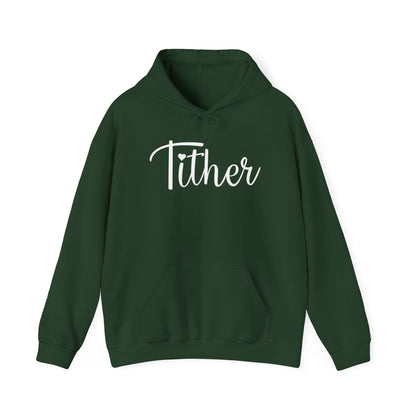 Fabulous Faithful Tither Hoodie - Faith Driven, Giver, Church, Bold Faith-Based Statement Hooded Sweatshirt