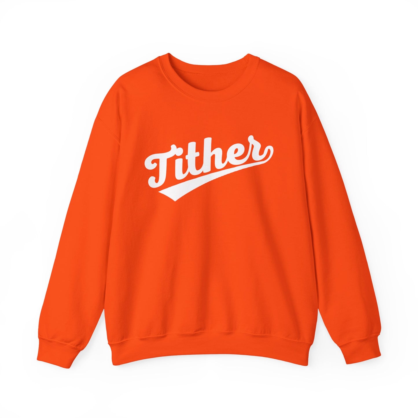 Home Run Tither Sweatshirt | Baseball Script Crewneck | Inspirational Giving Sweatshirt | Motivational Unisex Sweatshirt