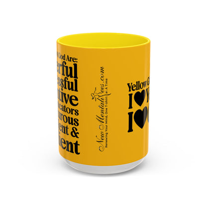 Yellow Girls 4 God Mug - Color Collection