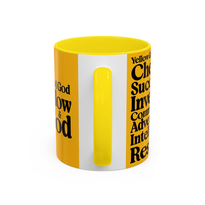 Yellow Girls 4 God Mug - Color Collection