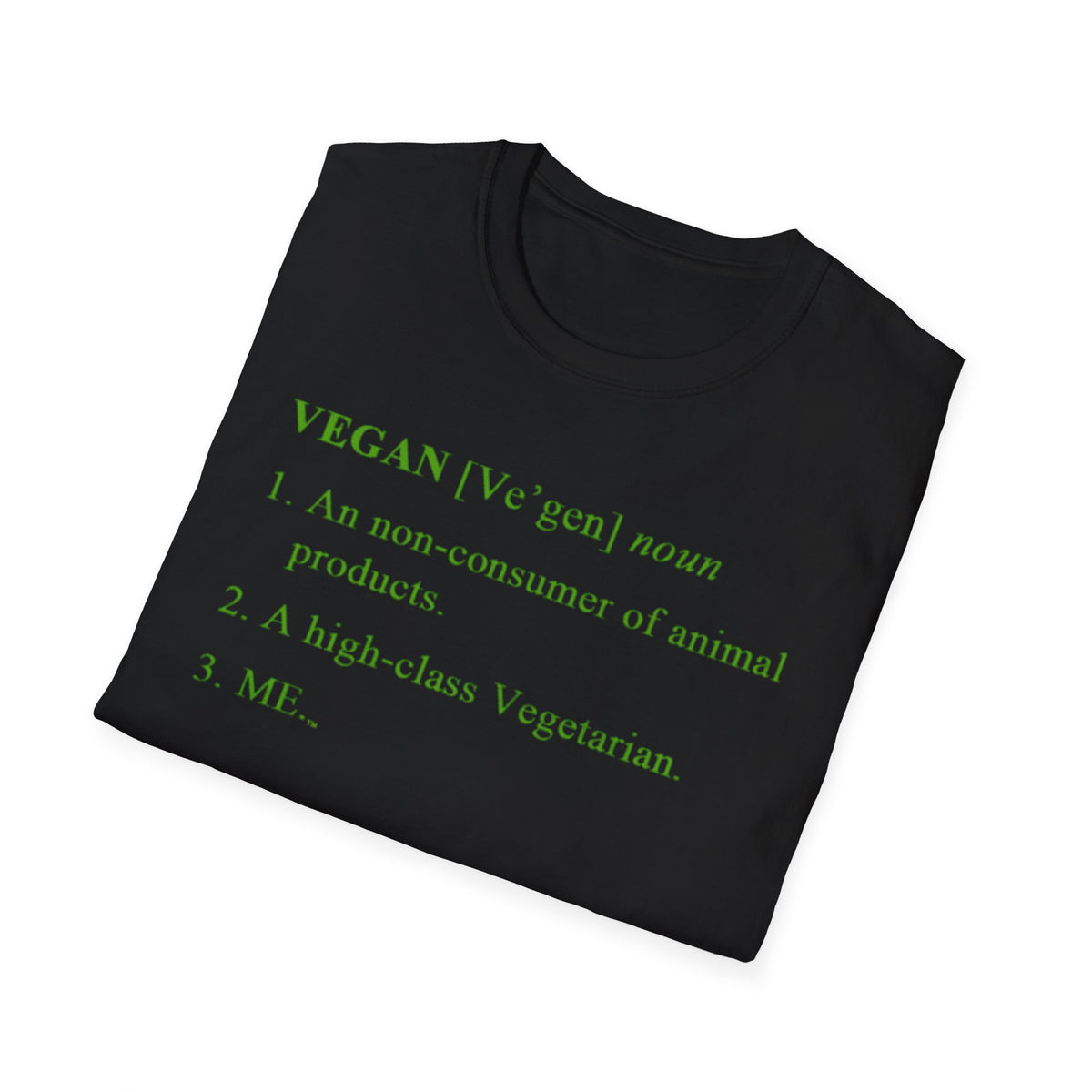 Vegan Definition Unisex T-Shirt - Funny & Bold Plant-Based Statement Tee