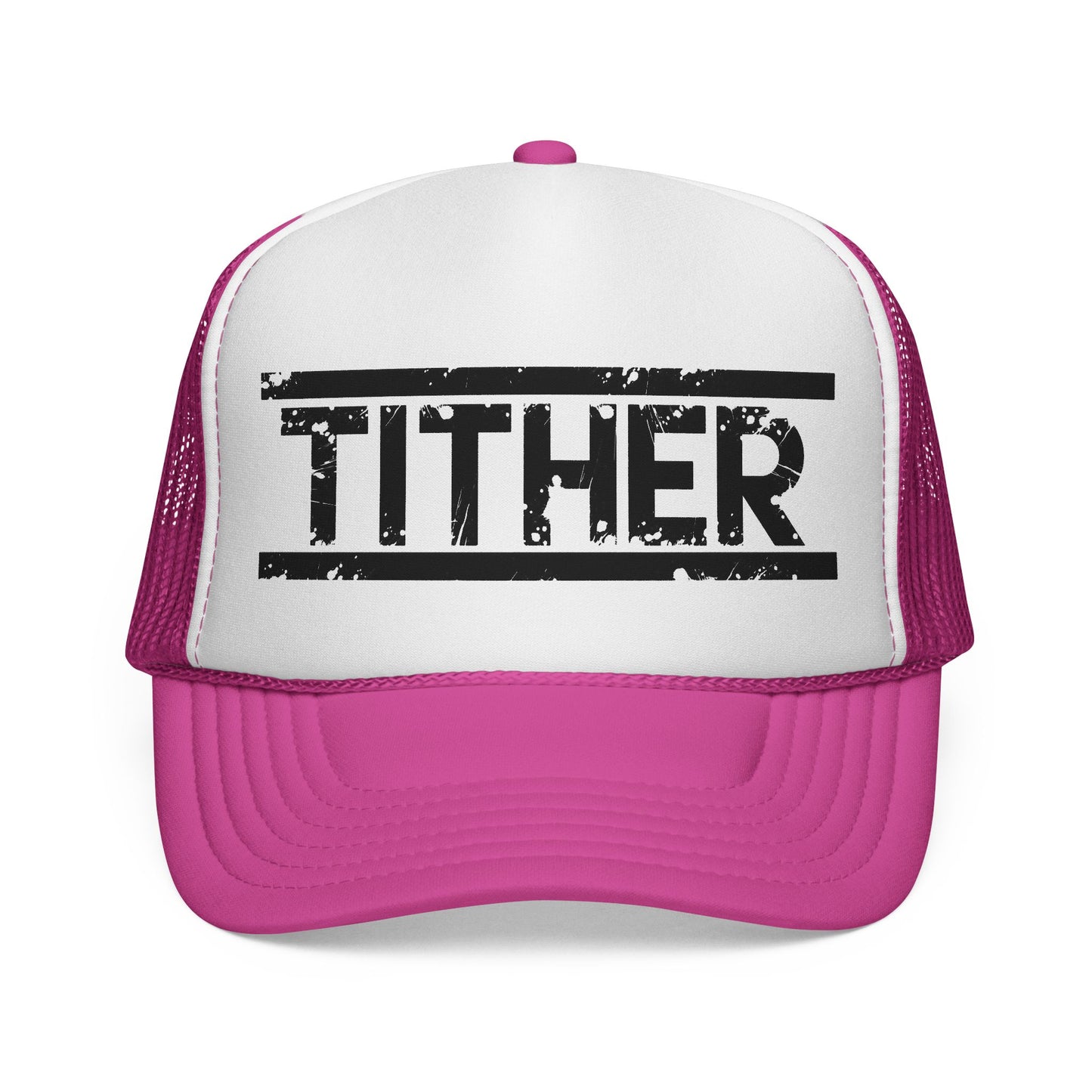 Tough Tither Trucker Hat | Faith-Based Christian Cap, Adjustable Unisex Tithing Hat, Church Wear, Gift for Believers