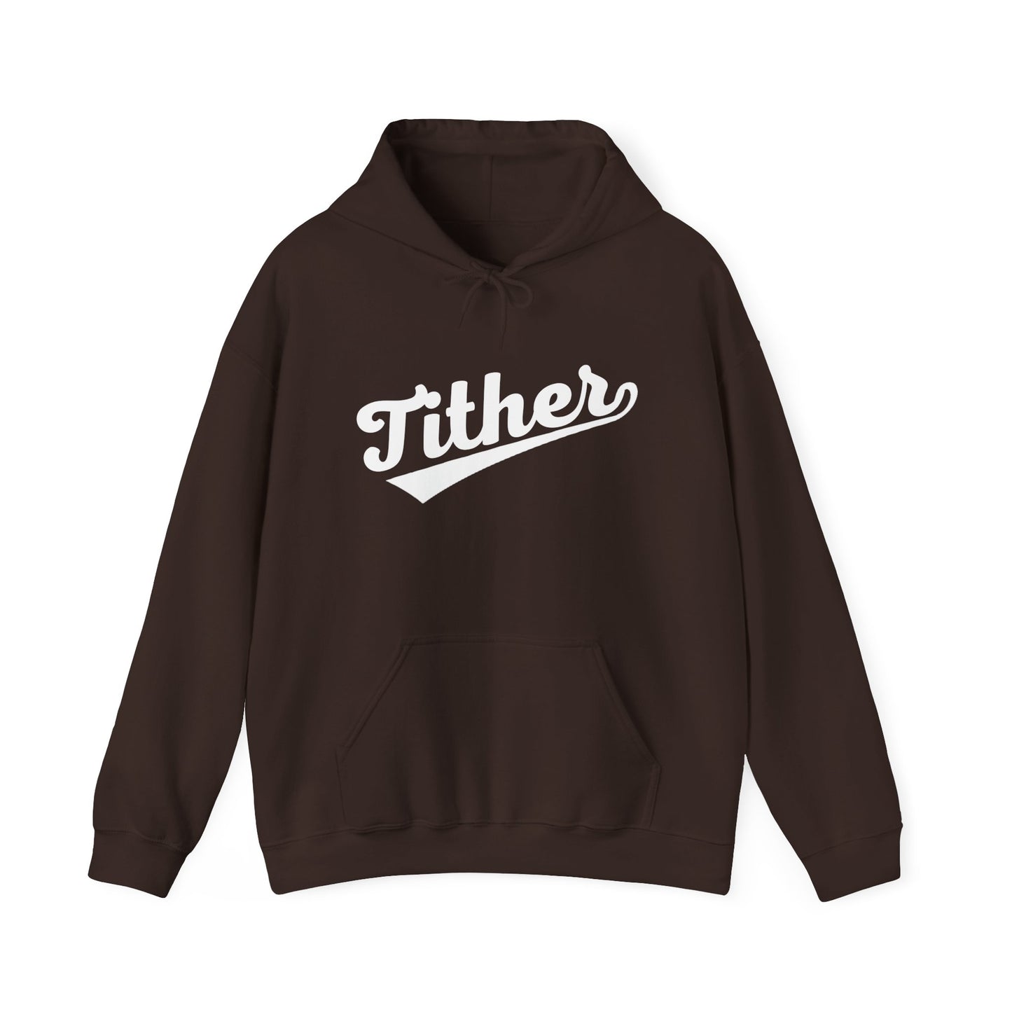 Home Run Tither Hoodie | Baseball Script Hoodie | Inspirational Giving Hoodie | Positive Lifestyle Pullover | Motivational Unisex Hoodie
