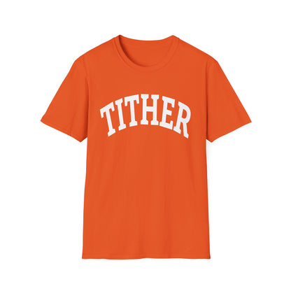 Committed Tither Collegiate T-Shirt | Faith-Based Tee | Tithing Lifestyle| Faith & Abundance Statement T-Shirt  | Financial Freedom Shirt