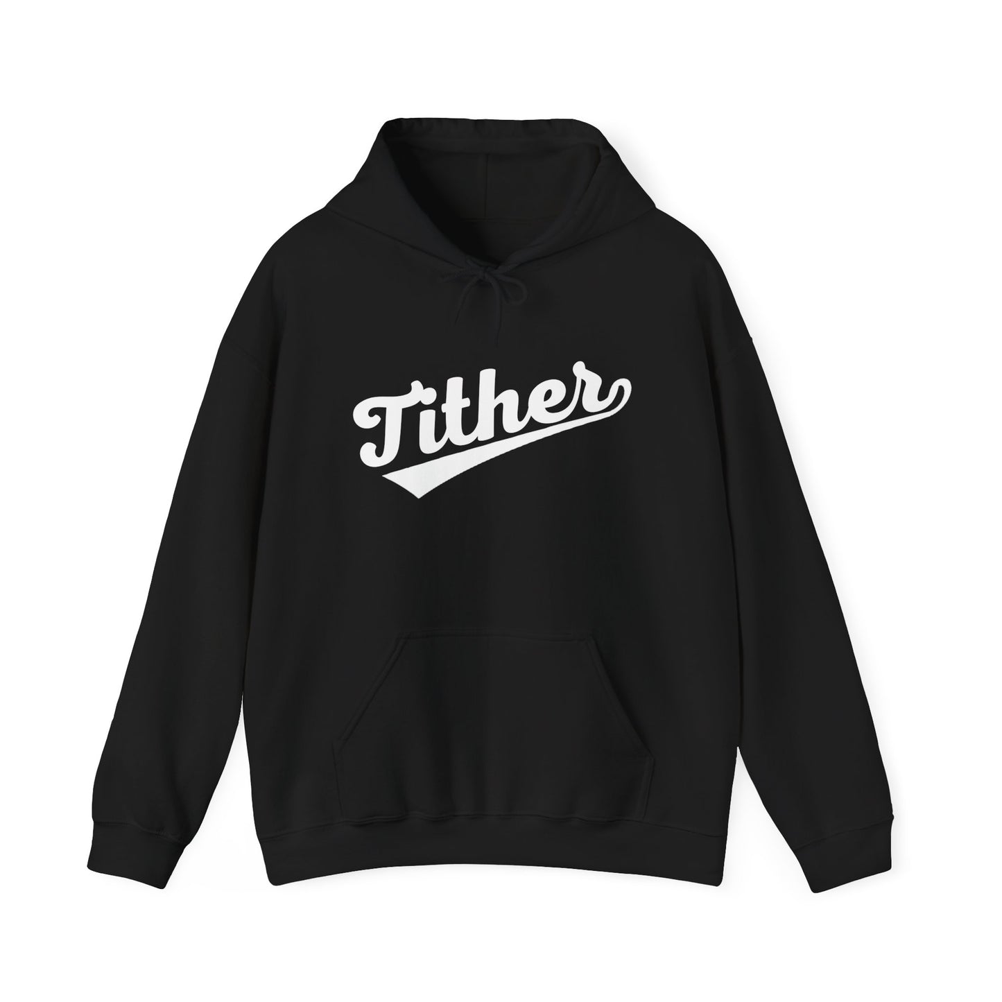 Home Run Tither Hoodie | Baseball Script Hoodie | Inspirational Giving Hoodie | Positive Lifestyle Pullover | Motivational Unisex Hoodie