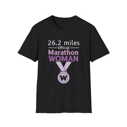 26.2 Miles Official Marathon Woman Unisex T-Shirt