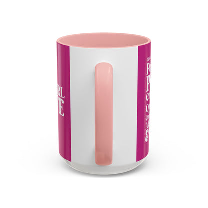 Pink Girl 4 Life Pink Mug - Positive Affirmation, Cute, Inspirational Double Sided, 11oz 15oz Mug, Great Gift