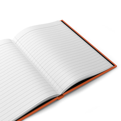 Orange Girls for God Hardcover Journal – Double-Sided Inspirational Notebook | Matte Hardcover | 150 Lined Pages | Gift for Women & Girls