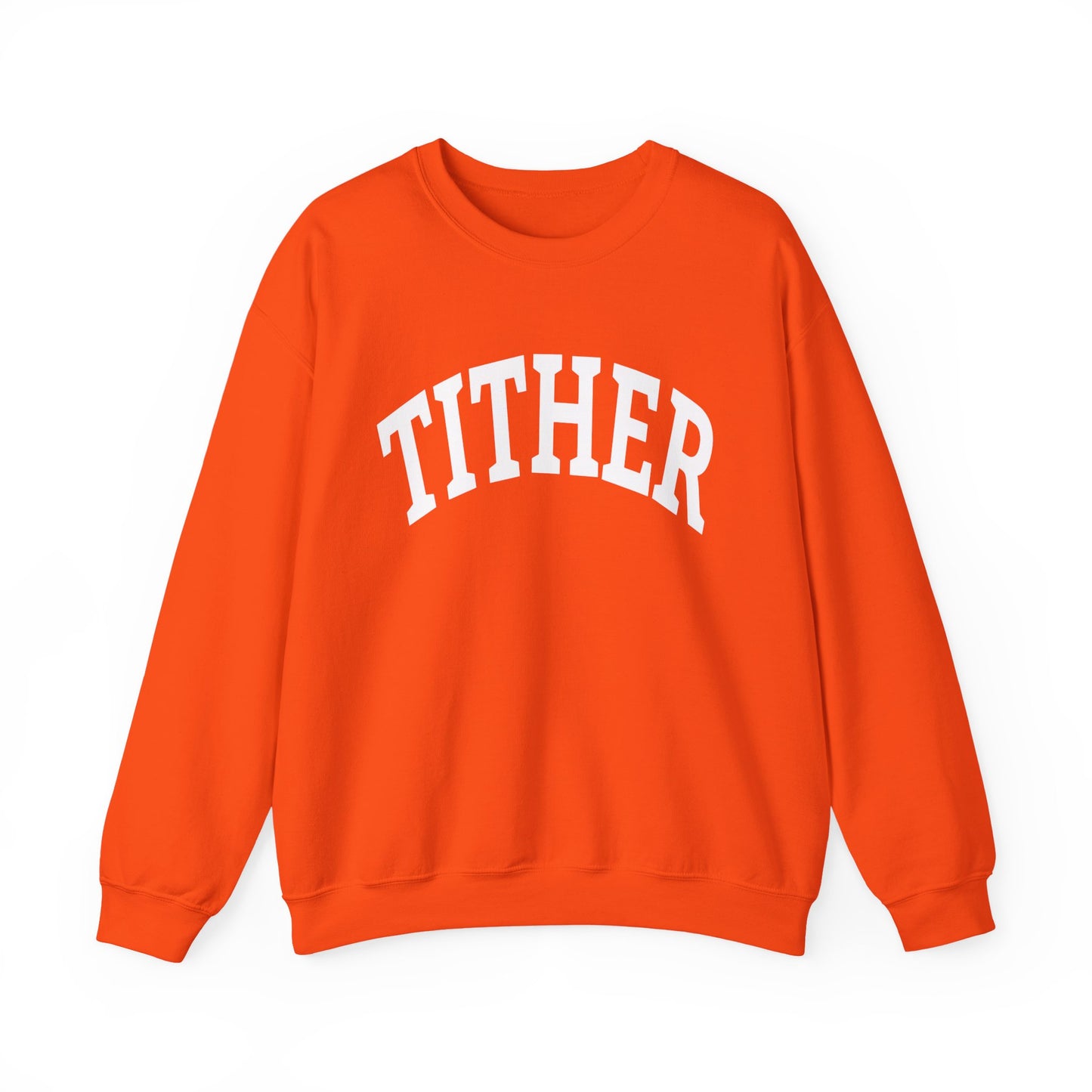 Committed Tither Collegiate SweatShirt | Faith-Based | Tithing Lifestyle| Faith & Abundance Statement Sweatshirt  | Financial Freedom Shirt