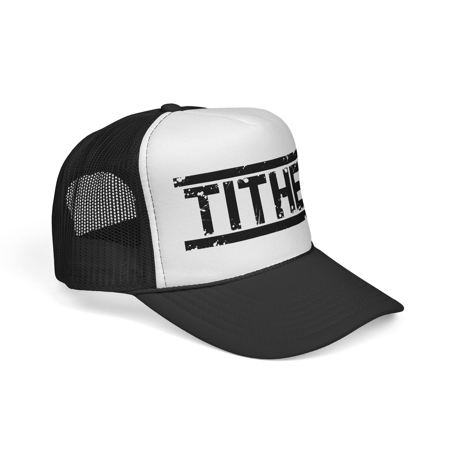 Tough Tither Trucker Hat | Faith-Based Christian Cap, Adjustable Unisex Tithing Hat, Church Wear, Gift for Believers
